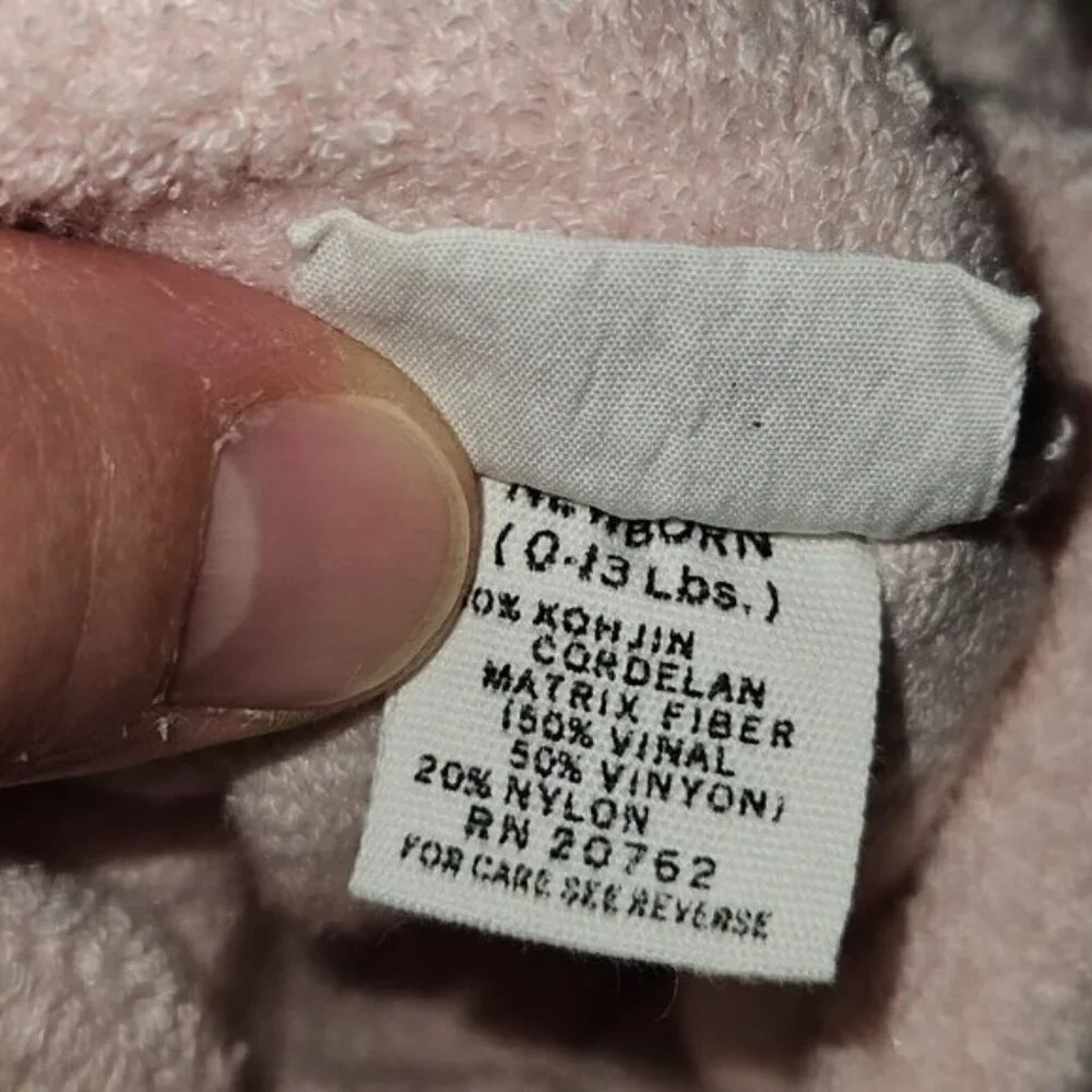 9 VTG Terrycloth Footie Pajama Lot Baby Newborn 0-3 Month Yellow Pink White READ